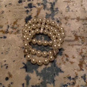 Faux Pearl Bracelet